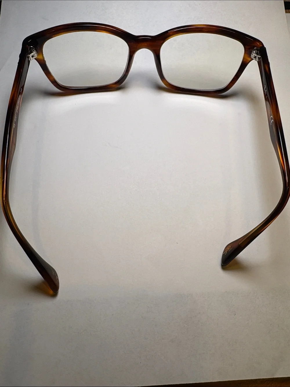 Rayban Tortoiseshell Blue Glasses - Brown Frame